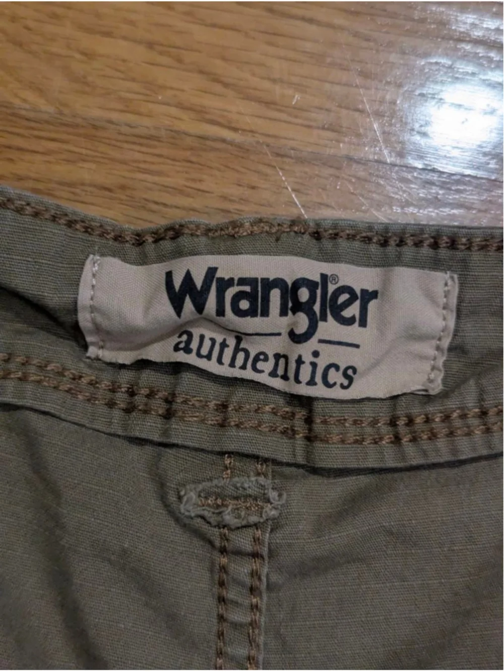 Wrangler Cargo Shorts Khaki Brown Waist 44
